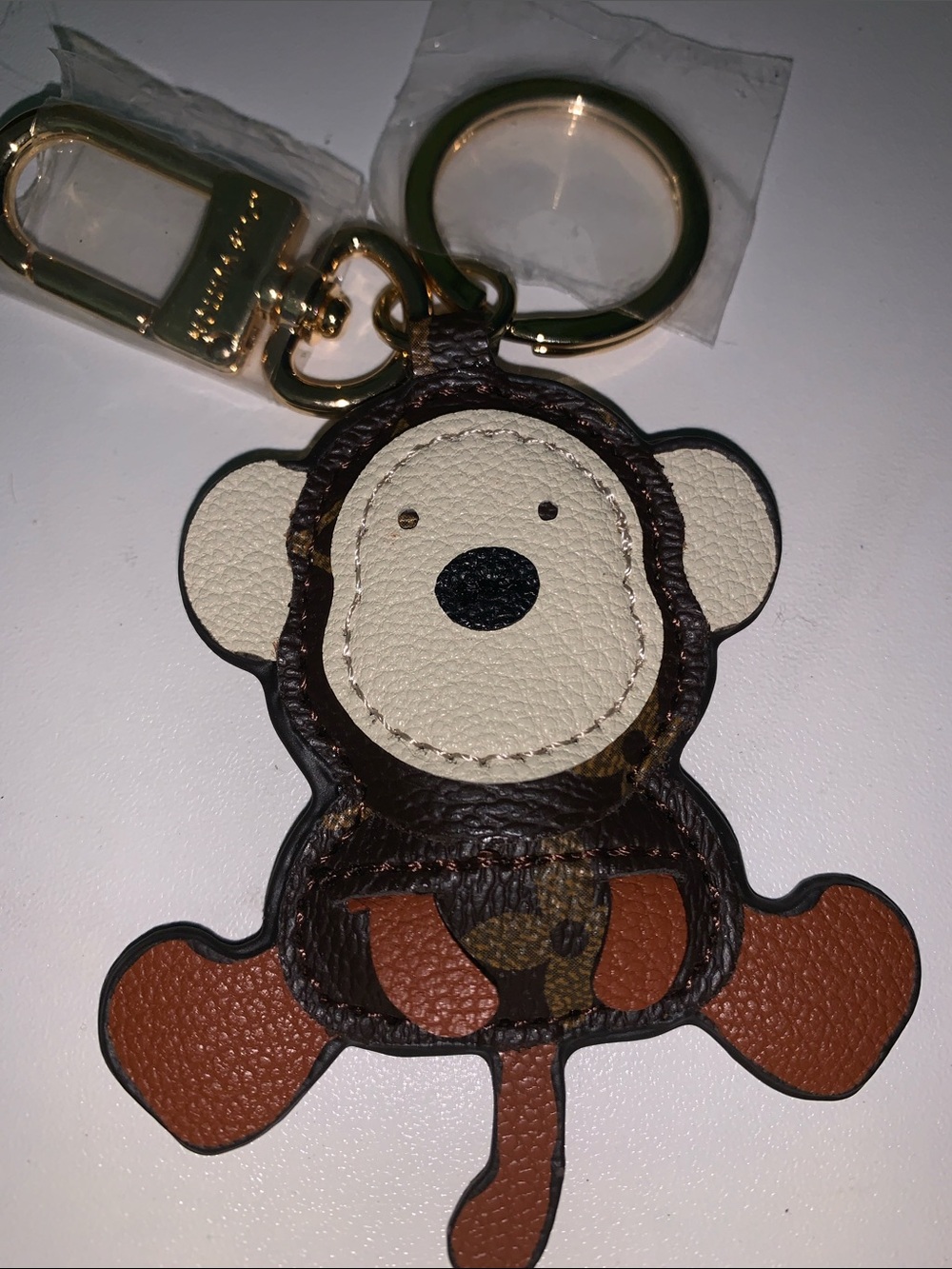 Fashion inspired Monkey bag charm keychain